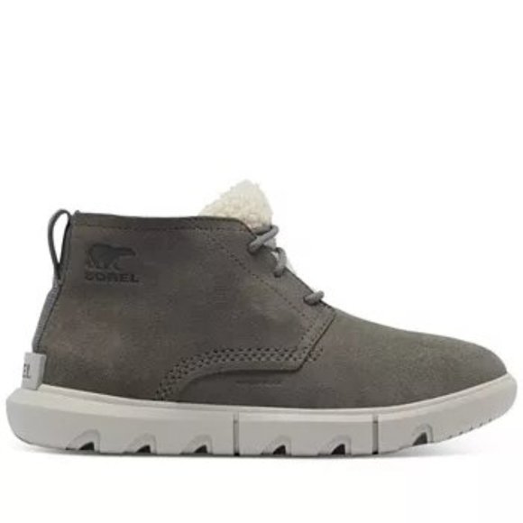 Sorel Explorer II Drift Quarry Dove Lace Up Booties Boots Shoes Multi Size NEW - Picture 2 of 9